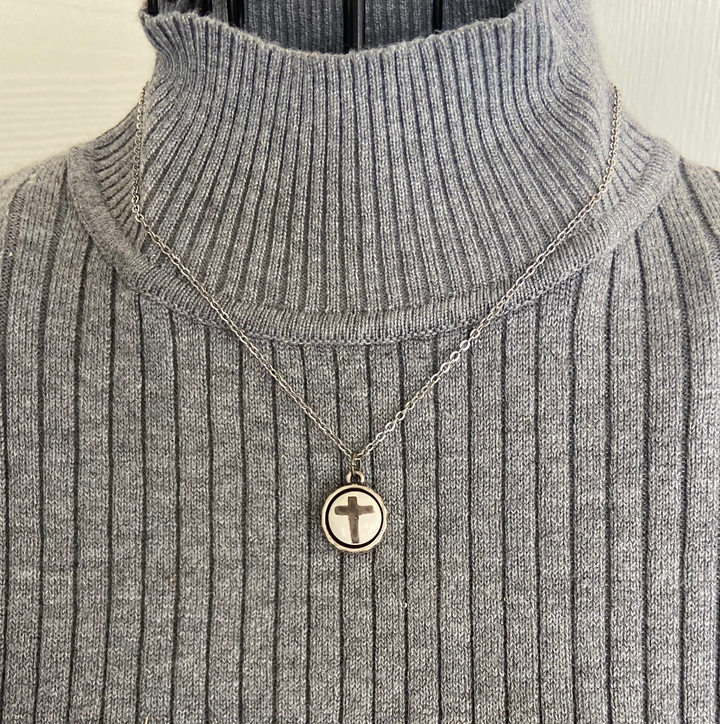 Silver Cross Necklace