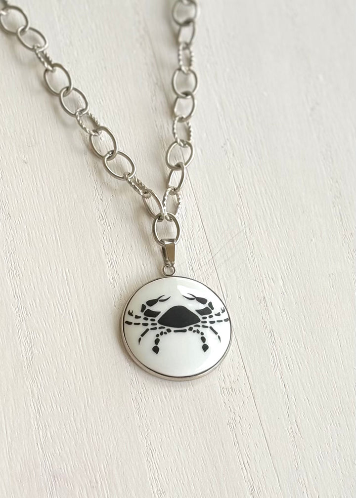 Zodiac Necklace Cancer