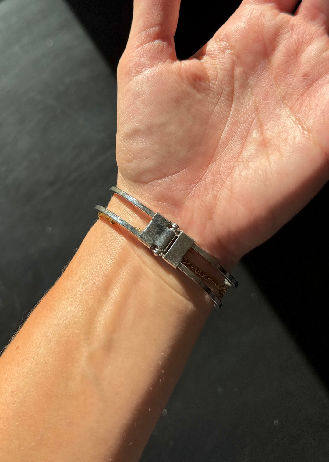 Florida Gator Silver Clasp Bracelet