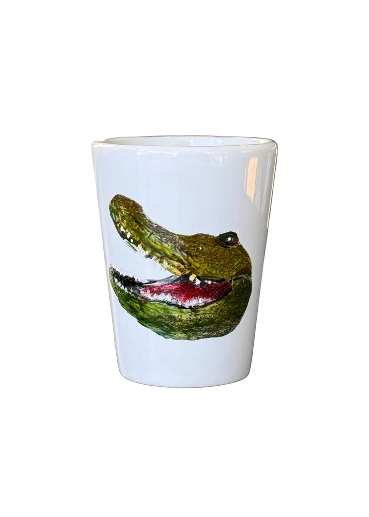 Florida Gator Gold Game Day Shot Glass