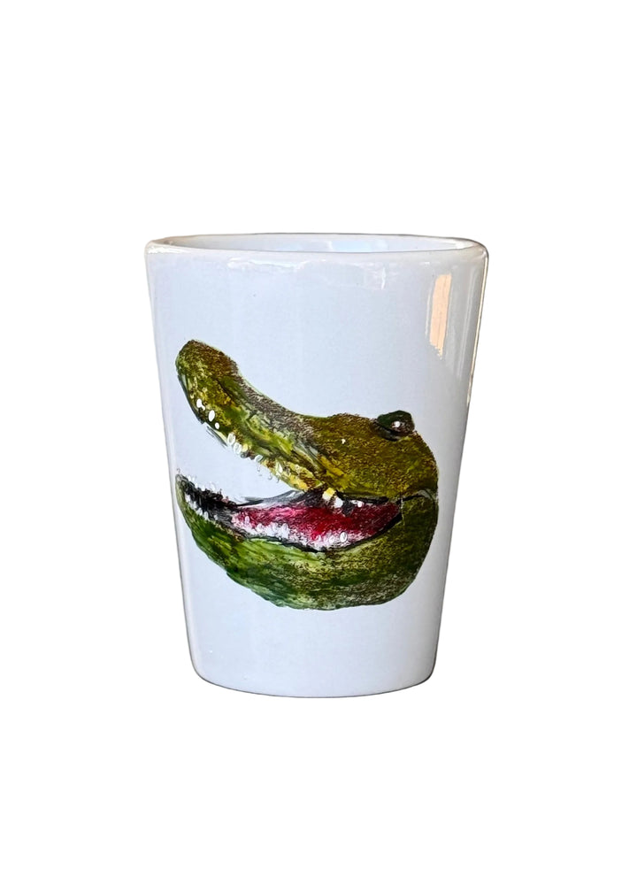 Florida Gator Gold Game Day Shot Glass