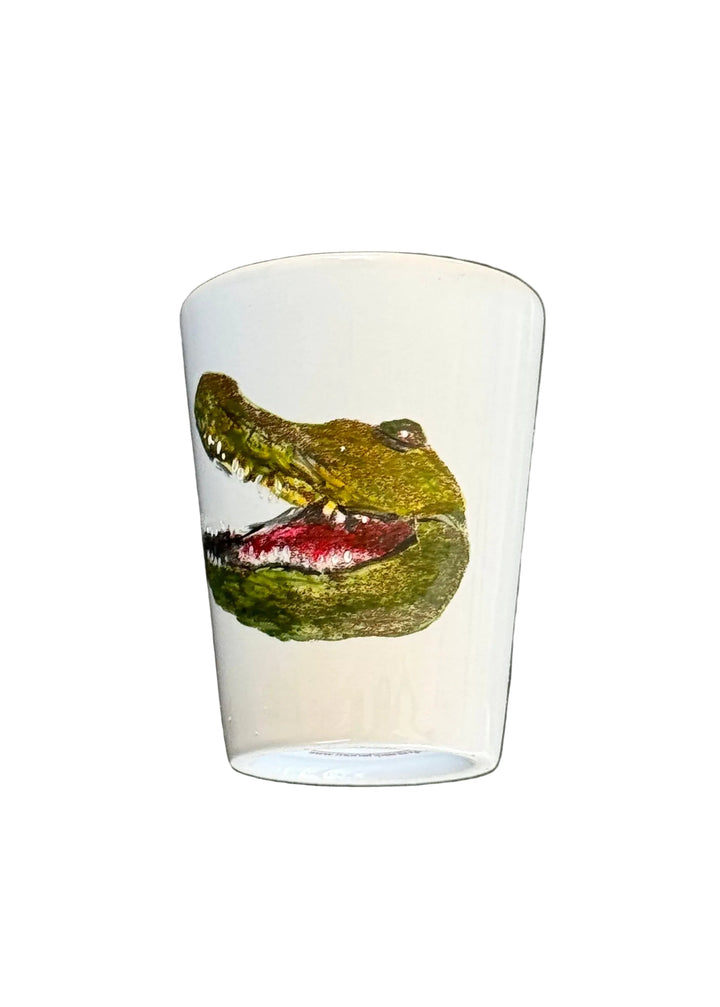 Florida Gator Gold Game Day Shot Glass