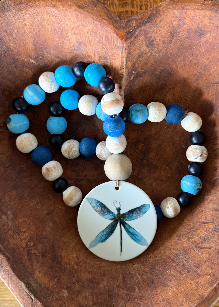 Blue Dragonfly Tabletop Beads