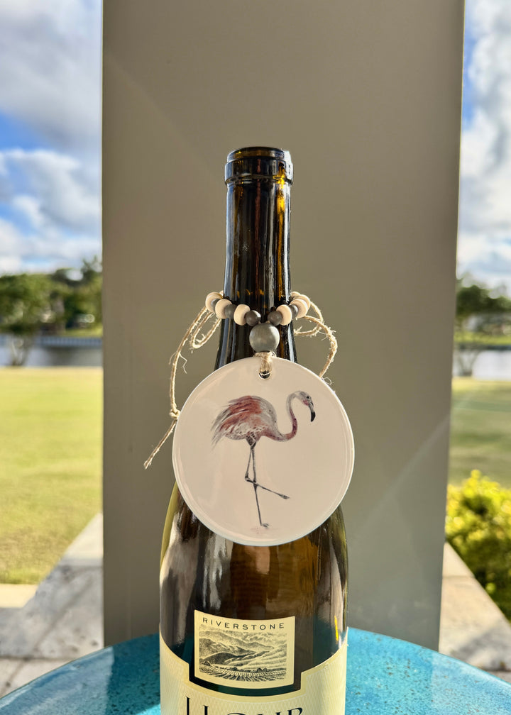 Flamingo Beverage Tag