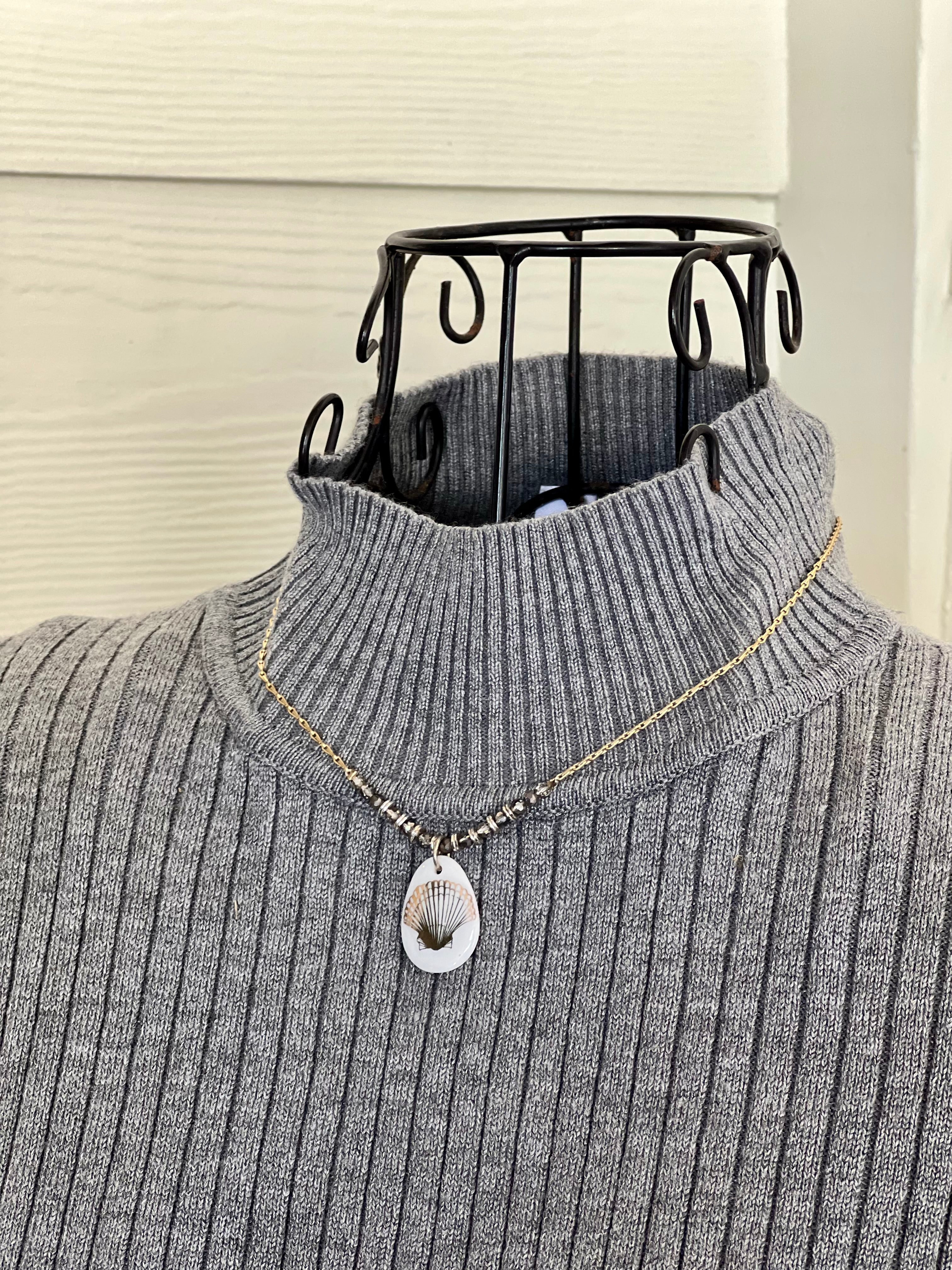 Gold Shell Necklace