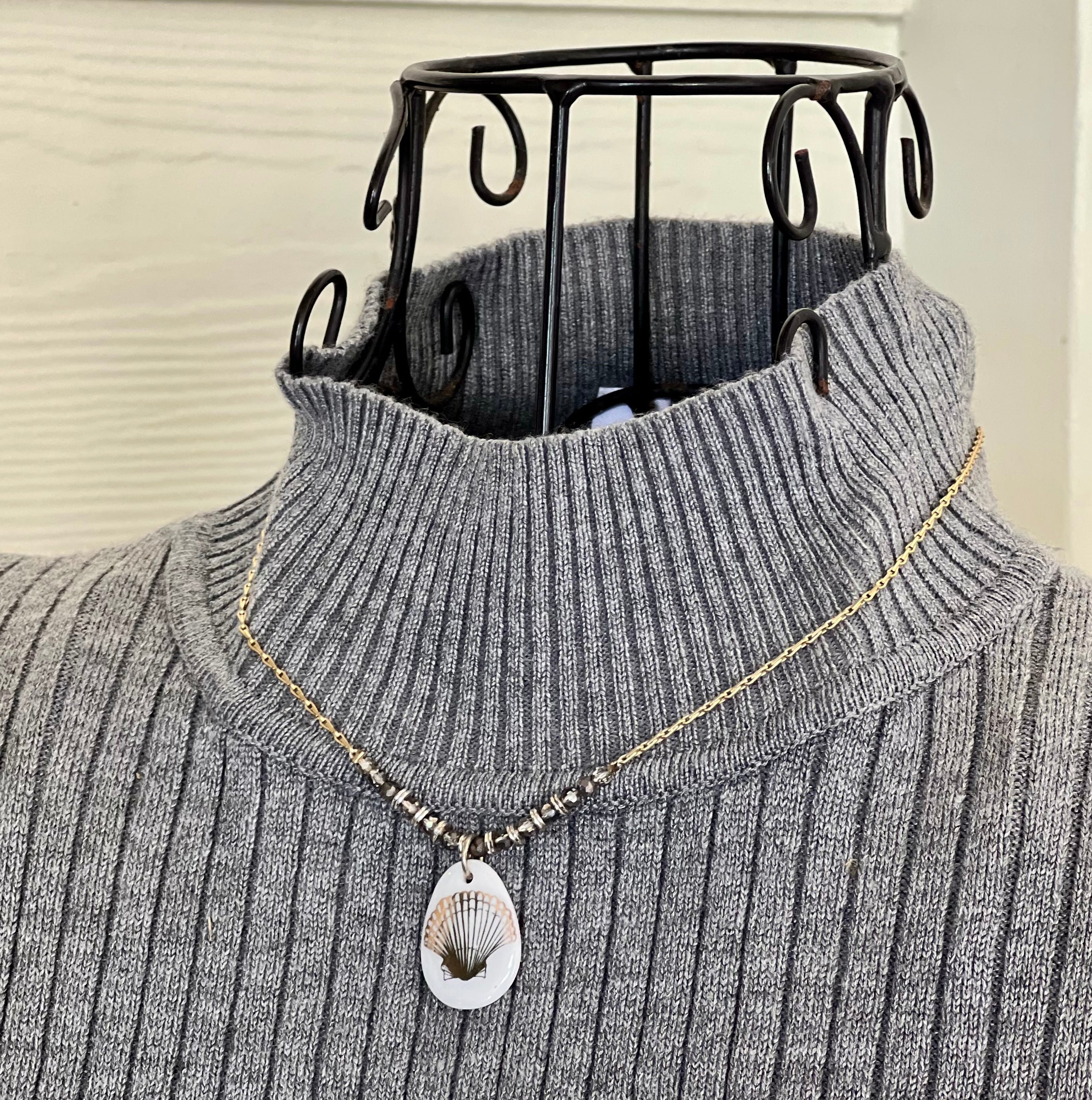 Gold Shell Necklace