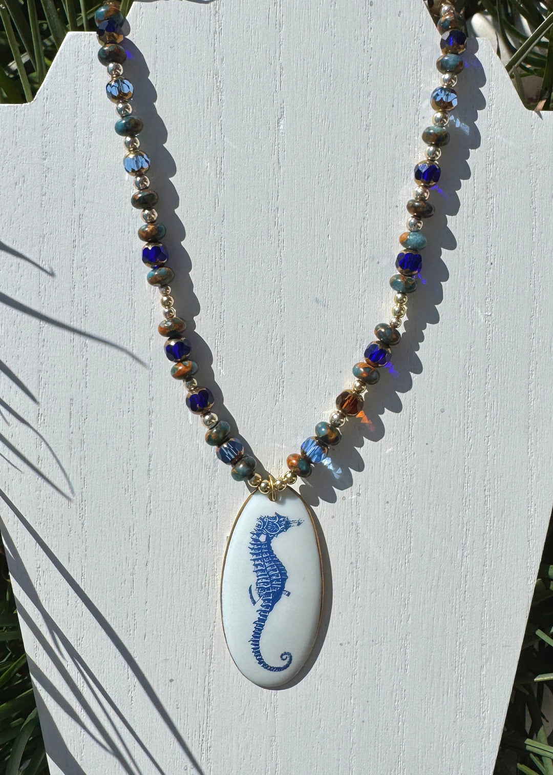 Seahorse Beaded Necklace