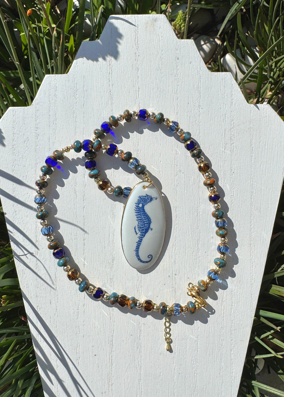 Seahorse Beaded Necklace