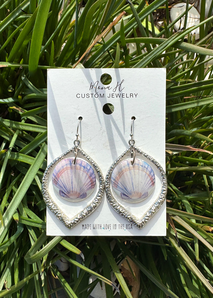 Seashell Coastal Earrings