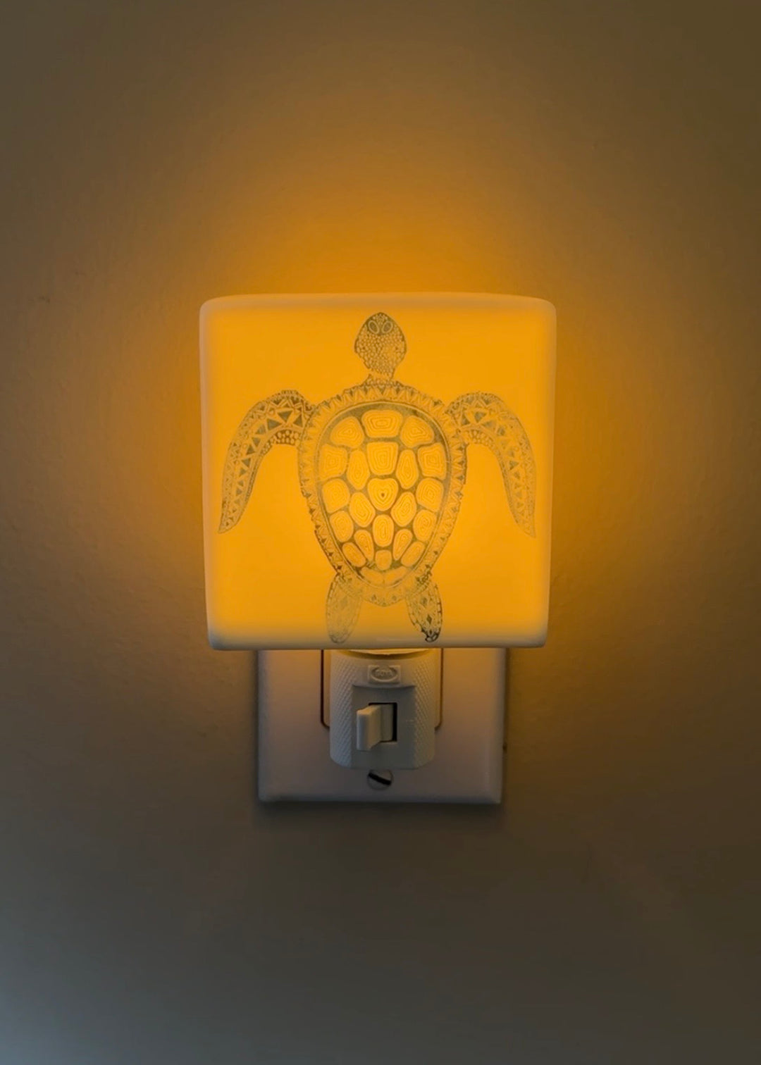 Sea Turtle Porcelain Nightlight