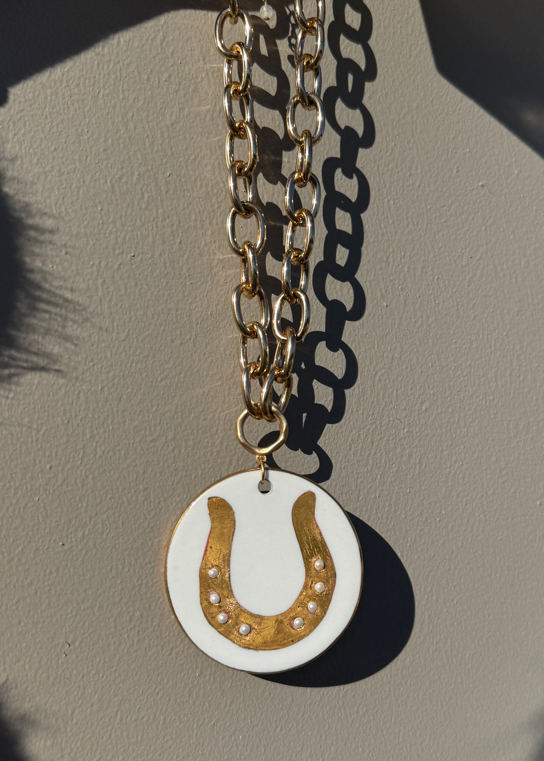 Horseshoe Pendant Necklace