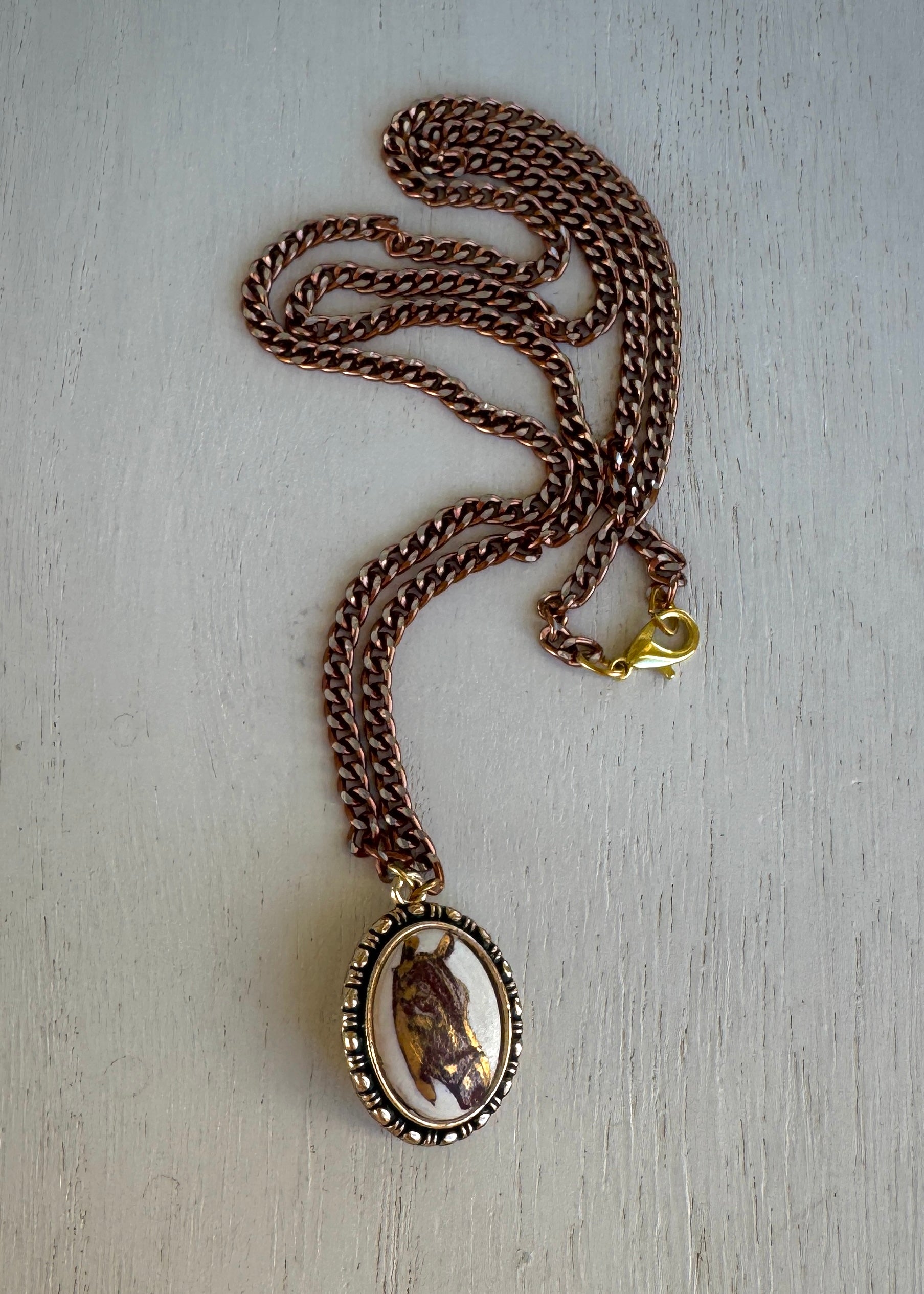 Horse Pendant Chain Necklace