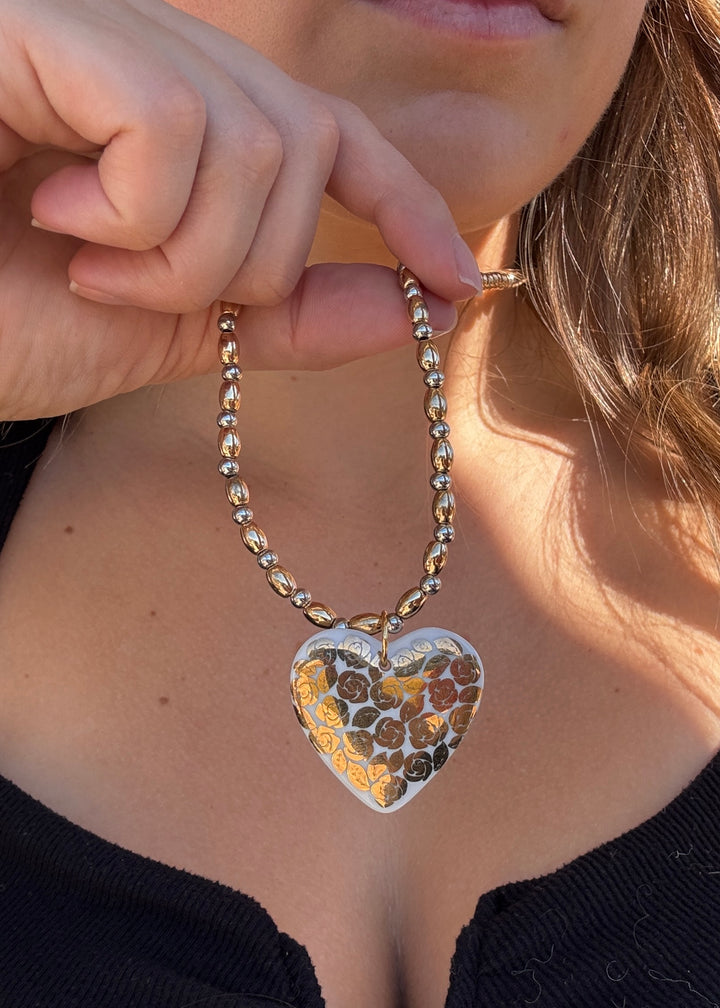 Heart Necklace, Valentine's Day Necklace