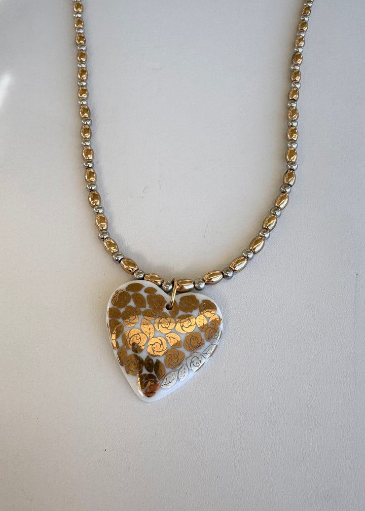 Heart Necklace, Valentine's Day Necklace