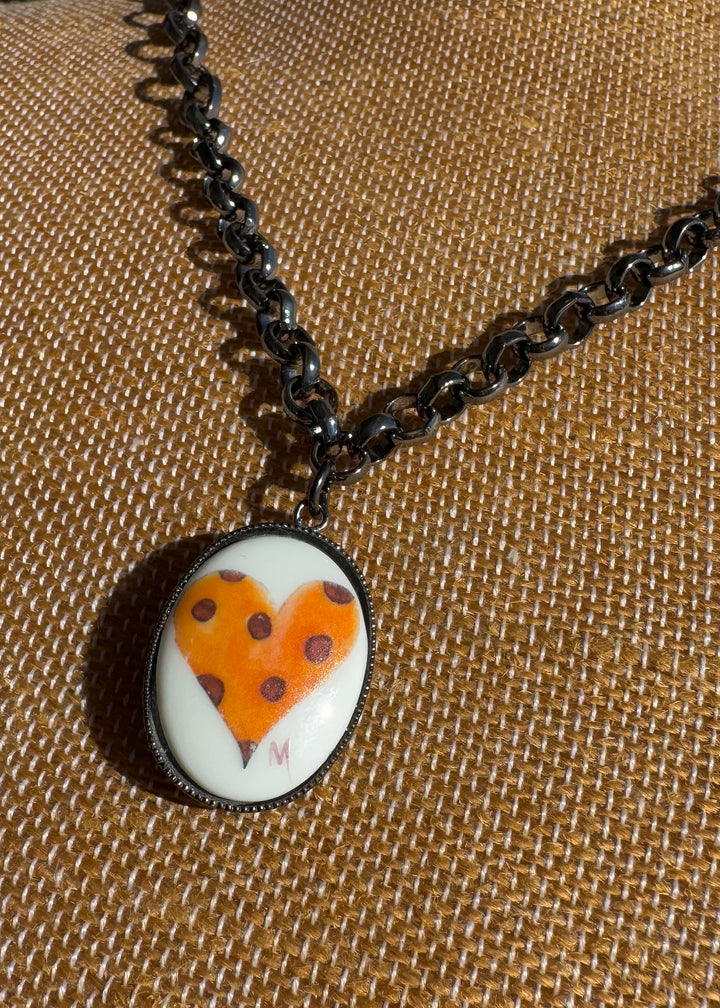 Heart Necklace, Valentine's Day Necklace