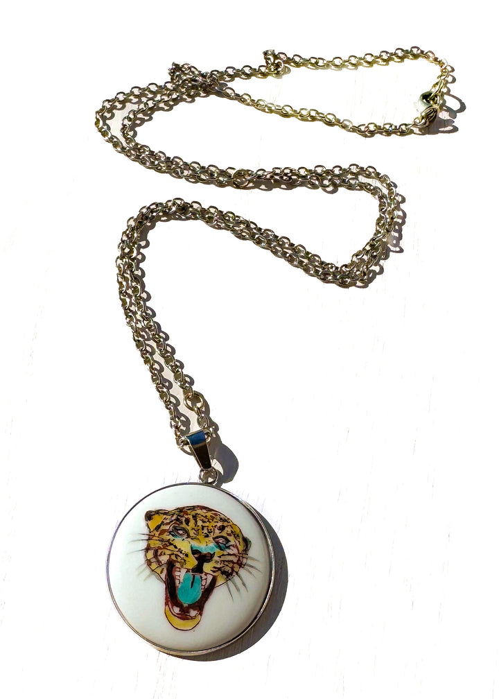Jaguar Necklace, Necklace, Football Necklace