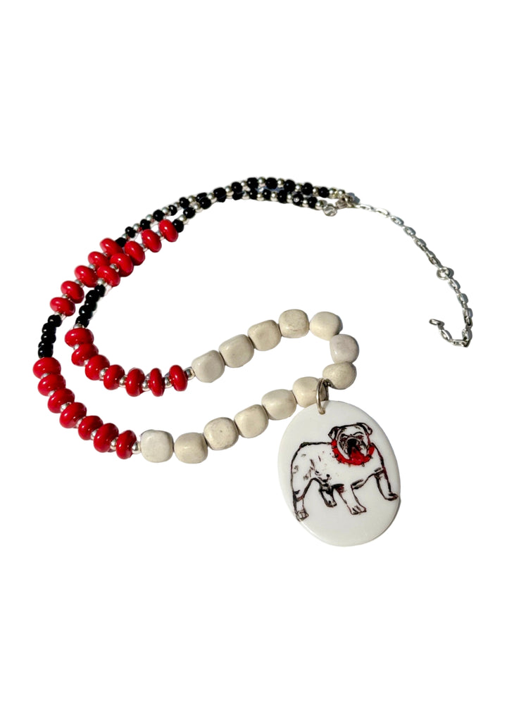 Georgia Bulldog Gameday Necklace