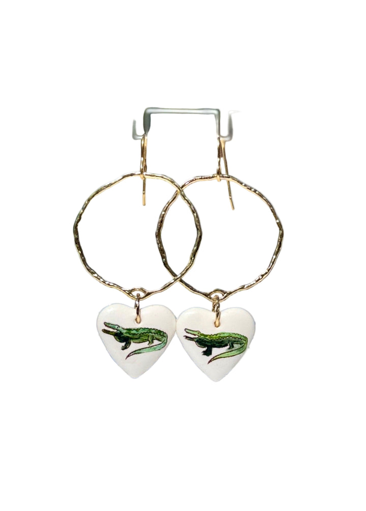 Gator Gameday Hoop Earrings