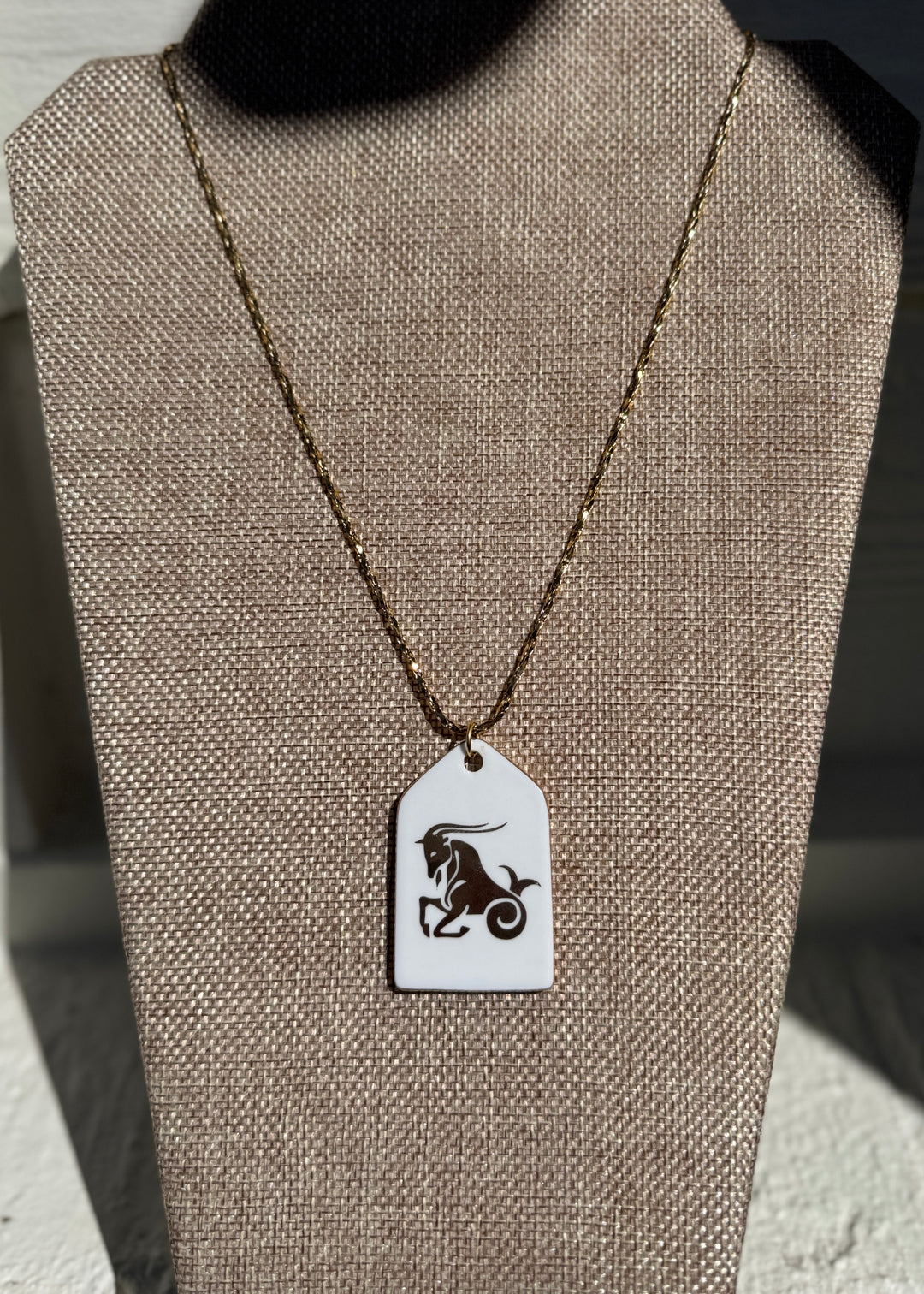 Zodiac Necklace, Capricorn Necklace, Zodiac Jewlery