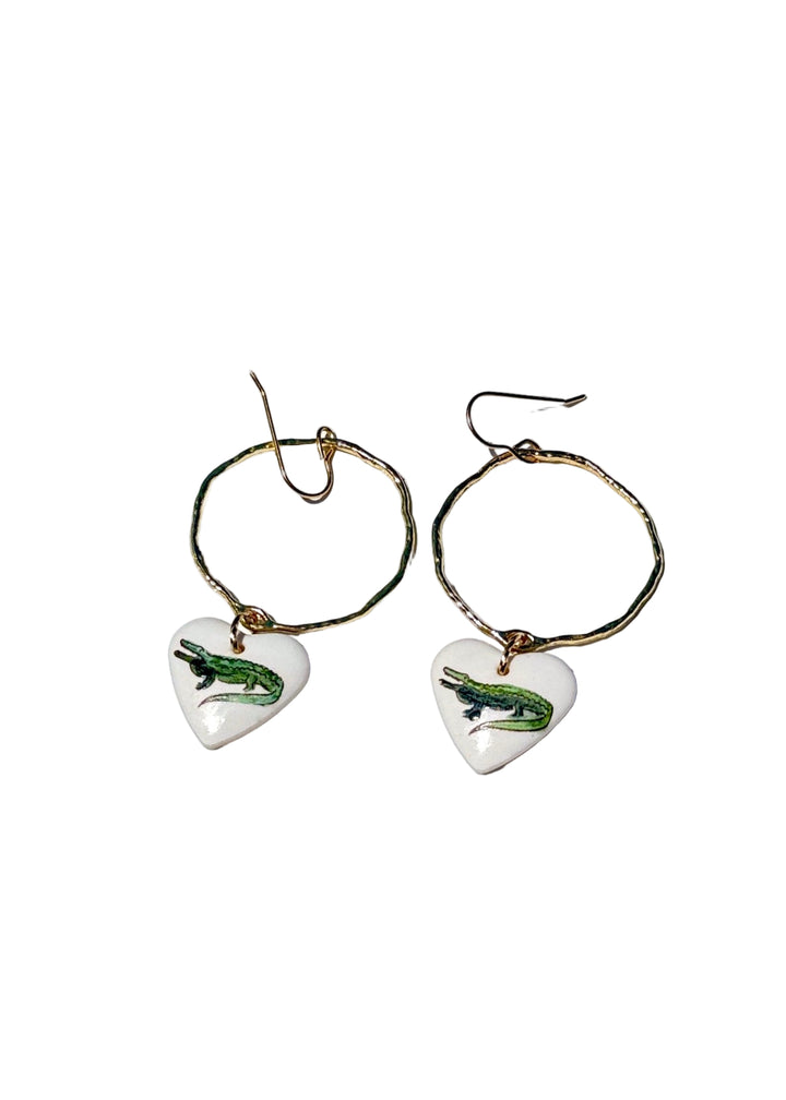 Gator Gameday Hoop Earrings