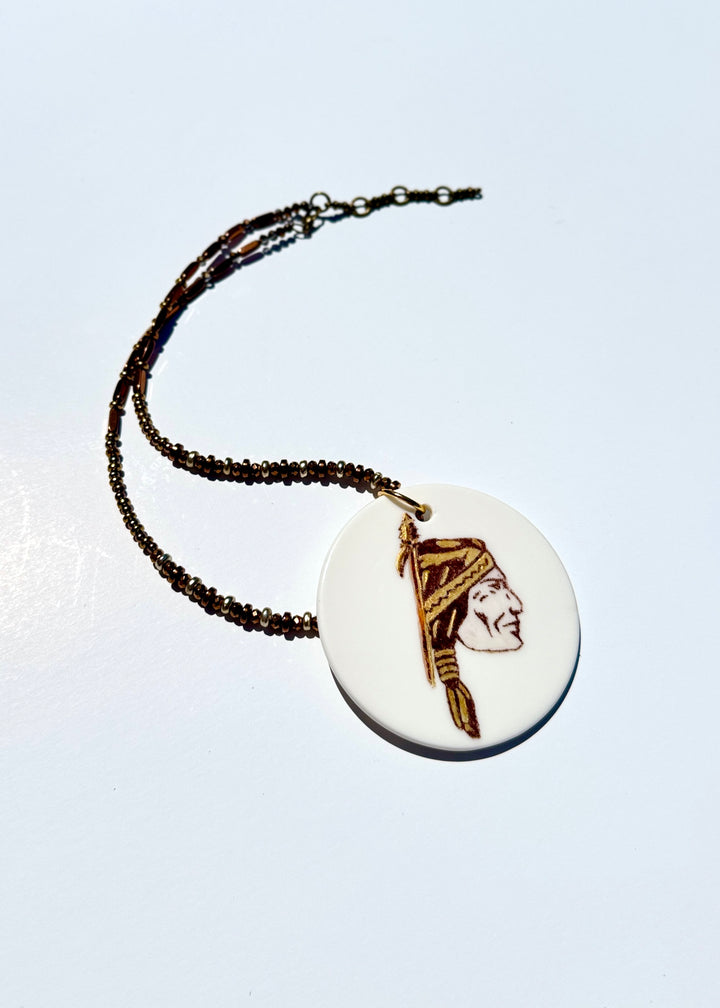 FSU Seminole Head Gameday Necklace