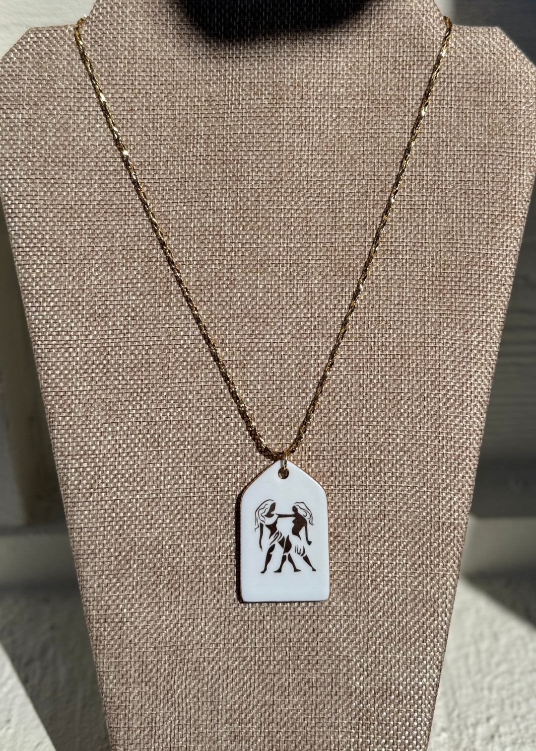 Zodiac Necklace, Gemini Necklace, Zodiac Jewlery