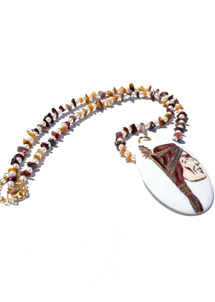 FSU Seminole Head Gameday Necklace