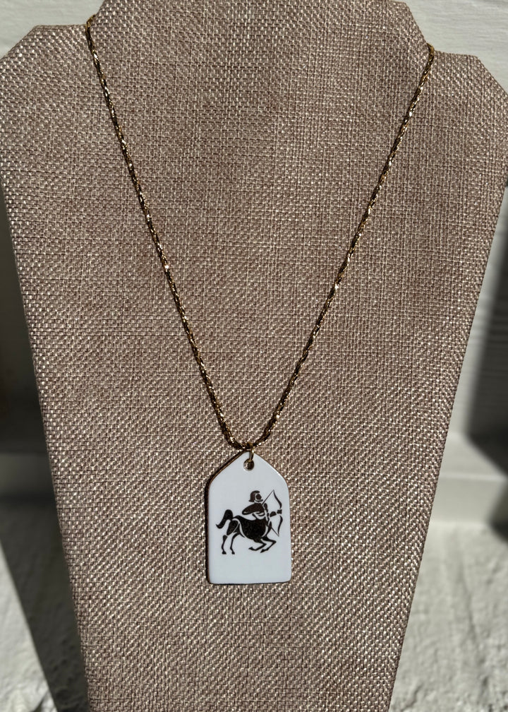 Zodiac Necklace, Sagittarius Necklace, Zodiac Jewlery