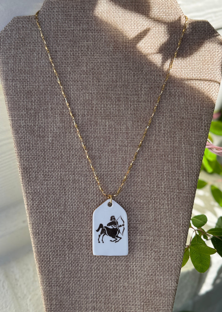 Zodiac Necklace, Sagittarius Necklace, Zodiac Jewlery