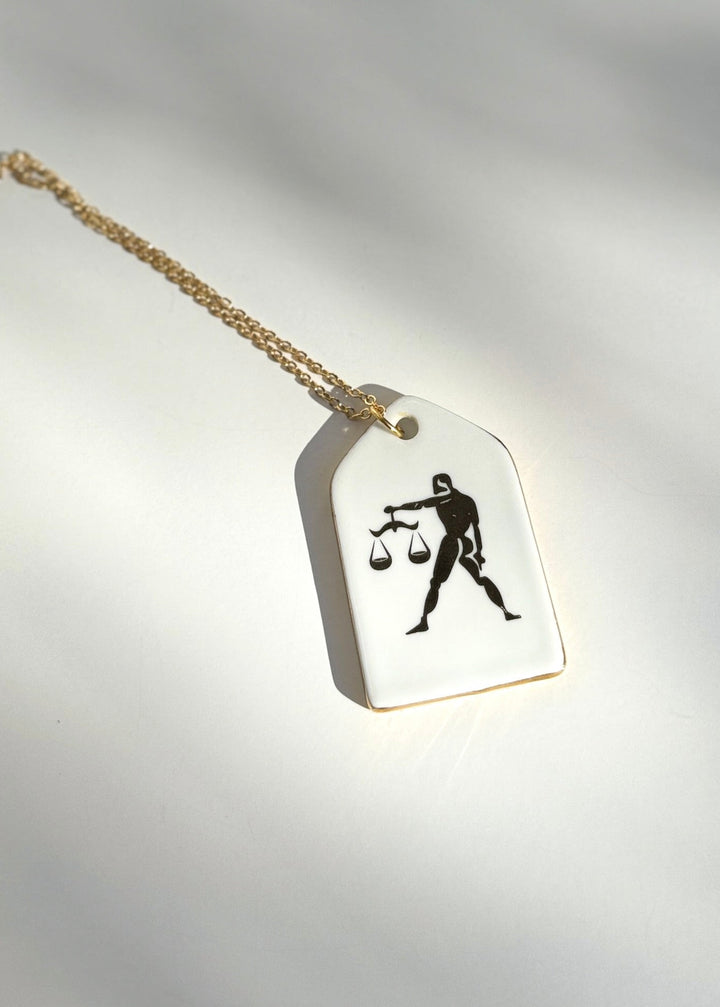 Zodiac Necklace, Libra Necklace, Zodiac Jewlery