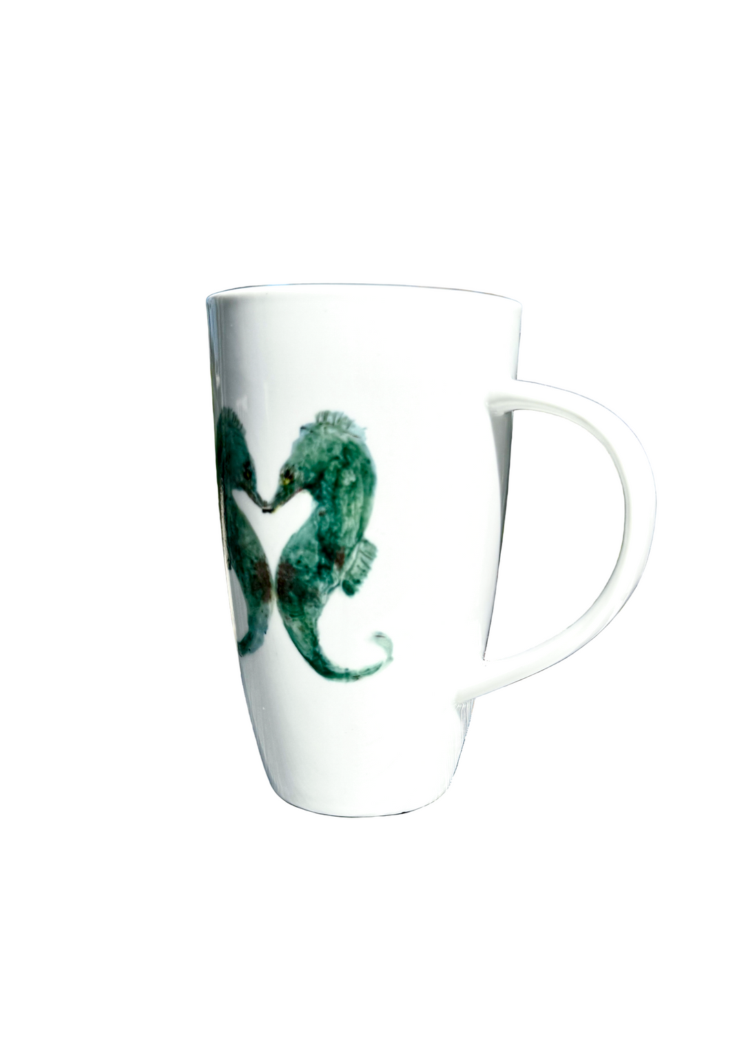 Coastal Green Seahorses Mug