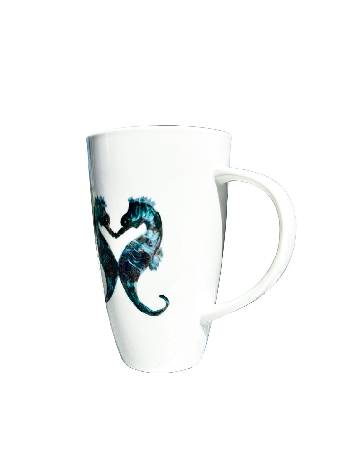 Coastal Mug with Double Seahorse