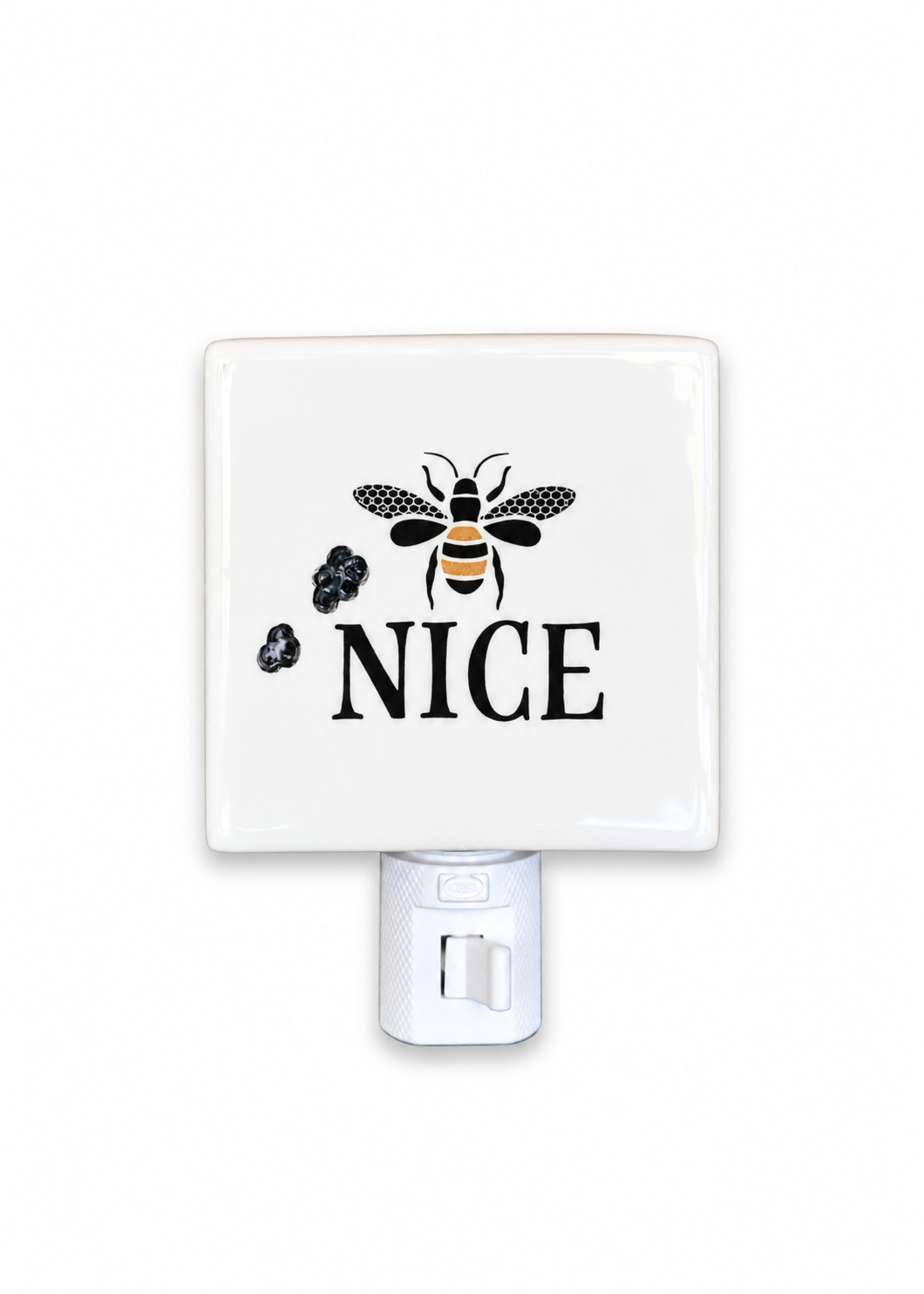 Hand-Painted Bee Nice Porcelain Night Light