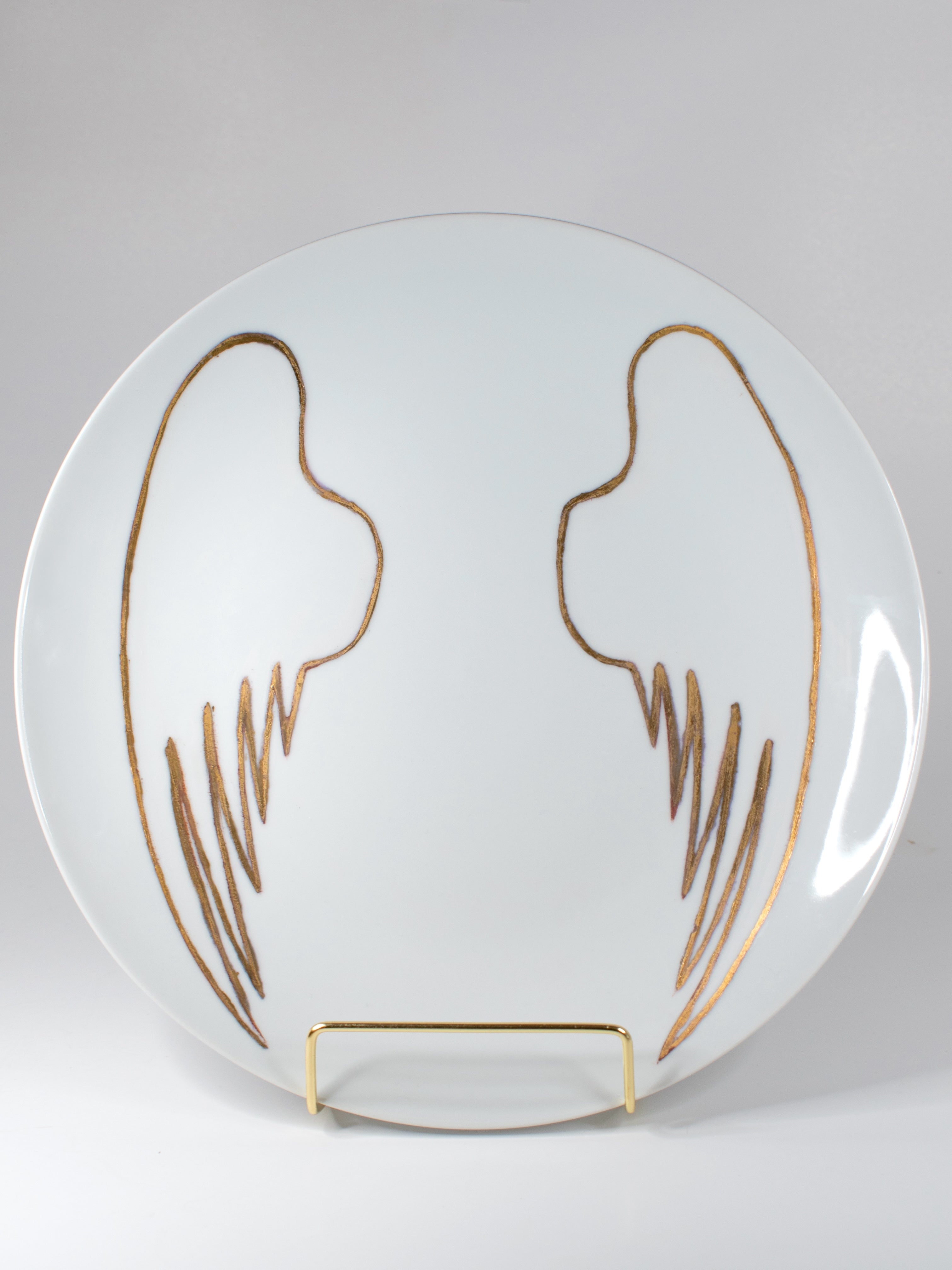 Angel Wing White Porcelain Platter