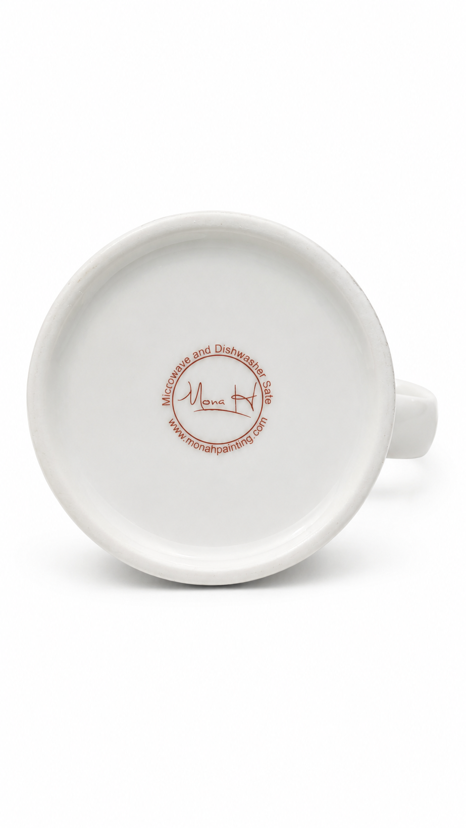 Hand-Painted Pheasant Porcelain Mug