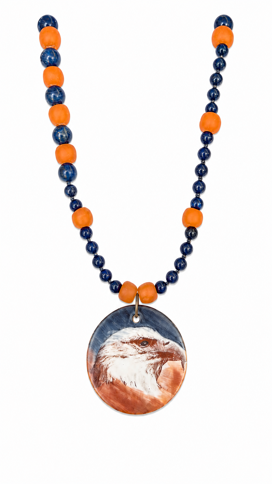 War Eagle Eagle Pendant Necklace – Auburn Mom Game Day Statement Piece