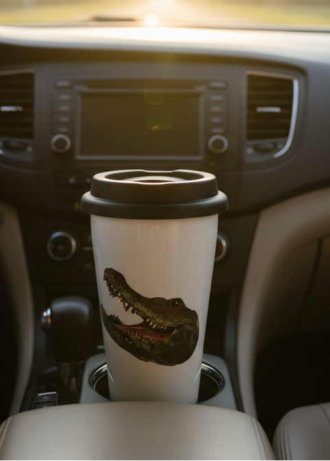 Florida Gator Porcelain Travel Beverage Mug Drinkware