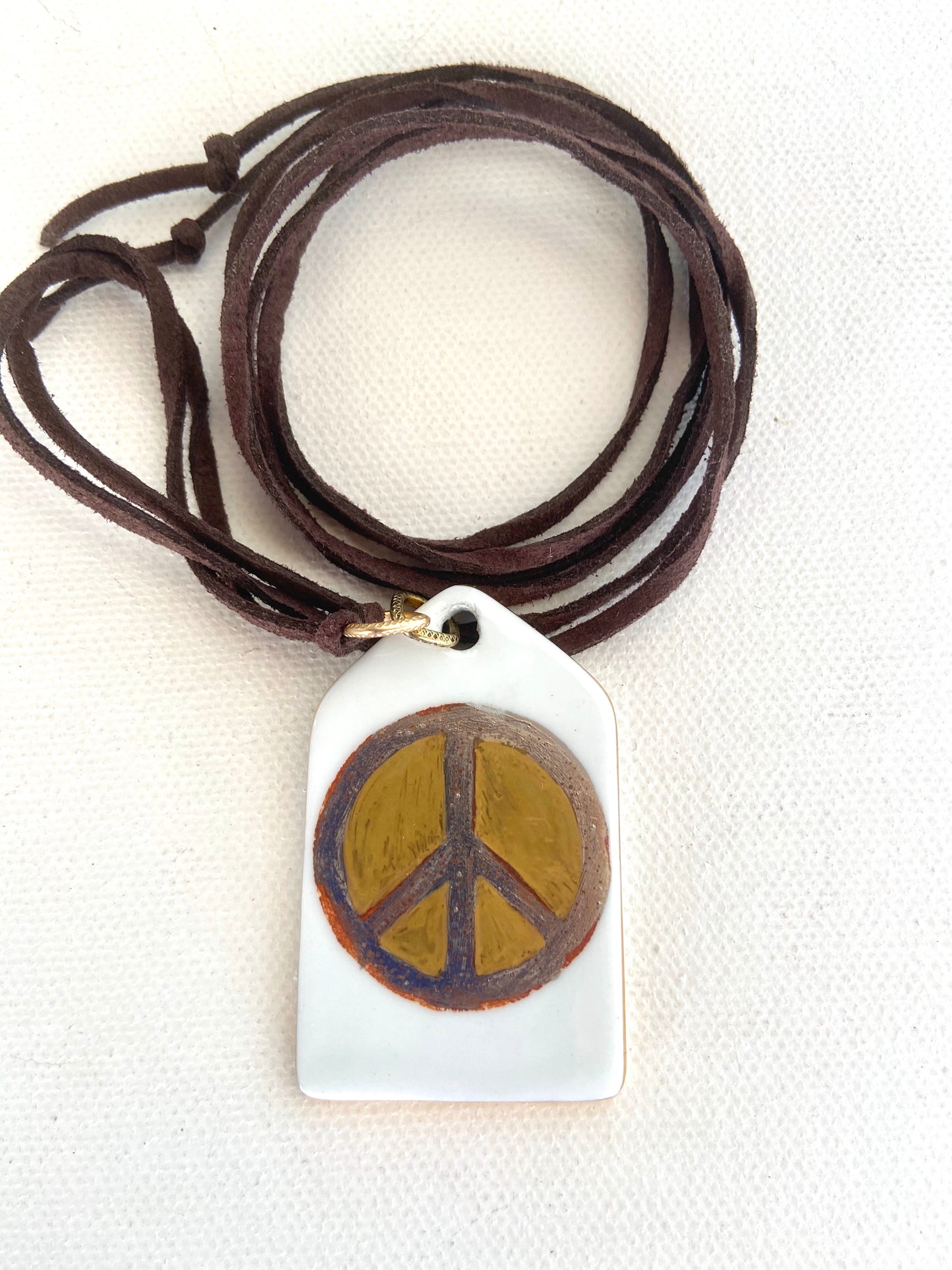 Peace Sign Pendant Necklace