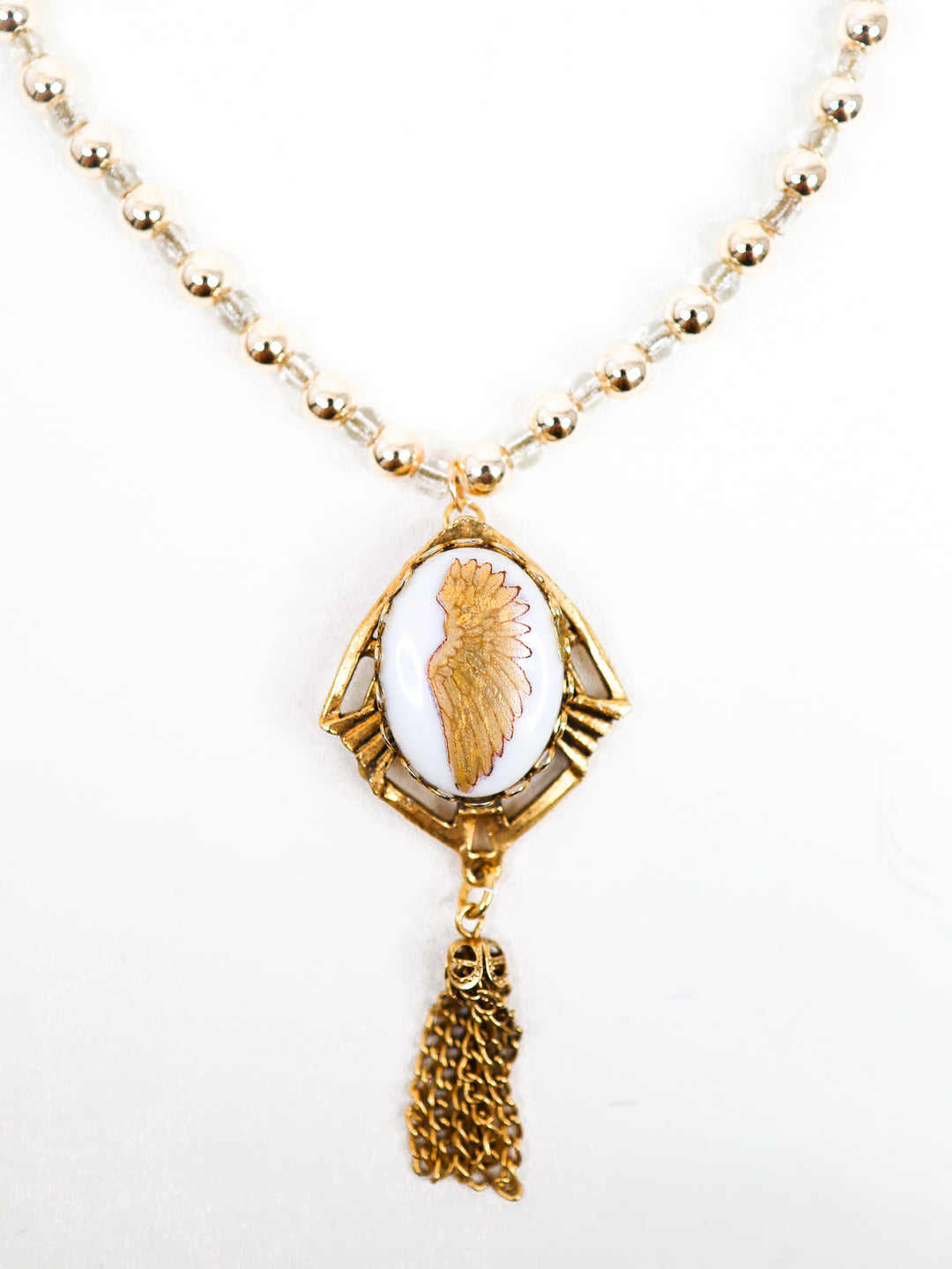 Gold Angel Wing Necklace