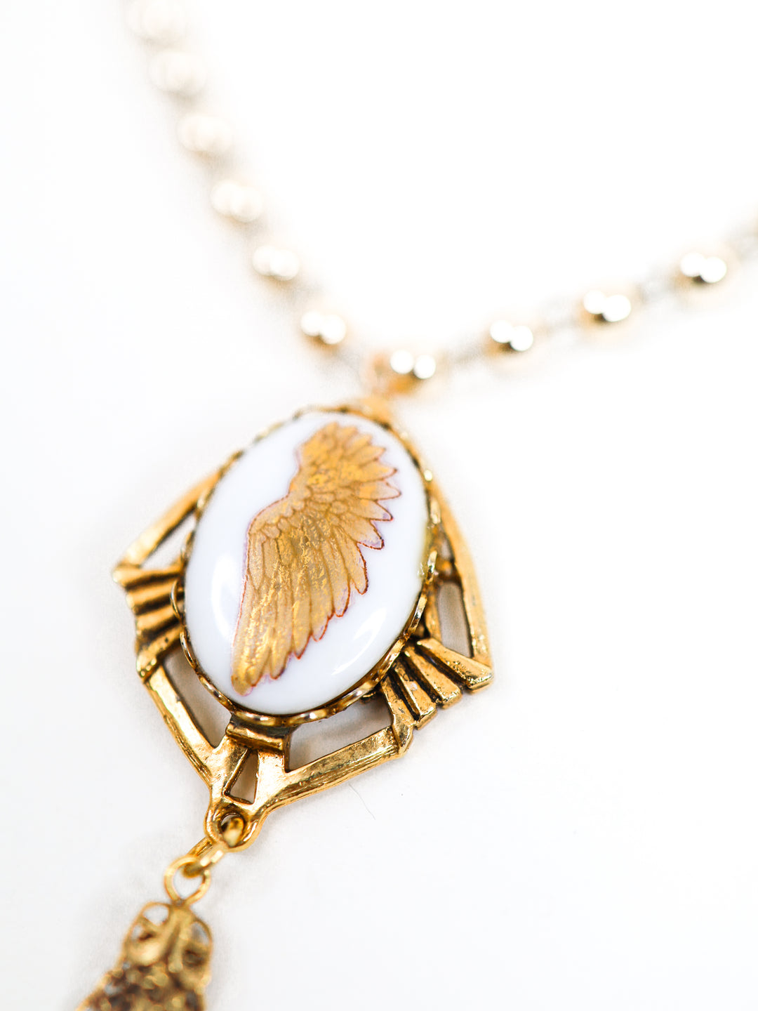 Gold Angel Wing Necklace