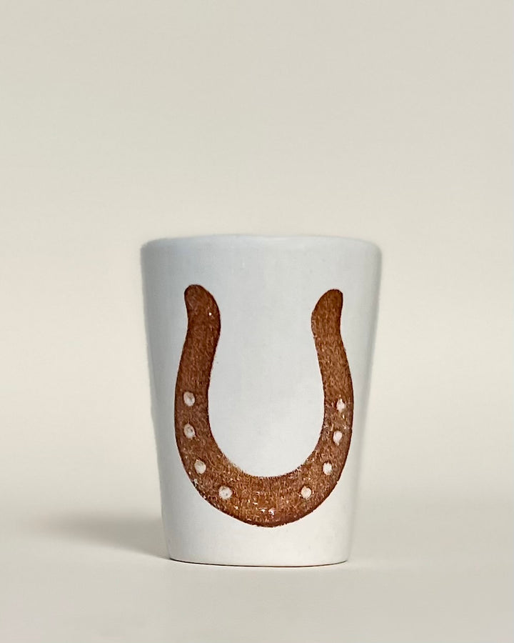 Horse Shoe Shot Glass