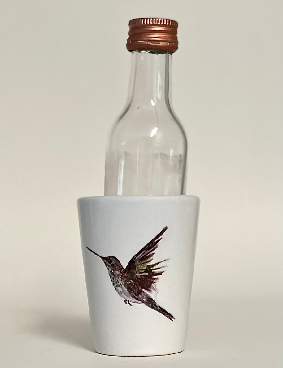 Humming Bird Shot Glass