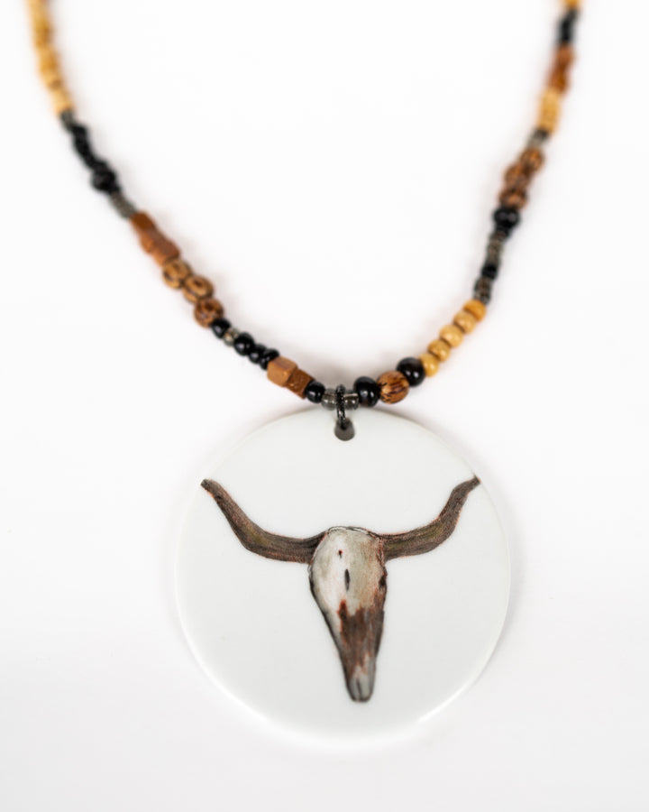 Skull Necklace, western necklace