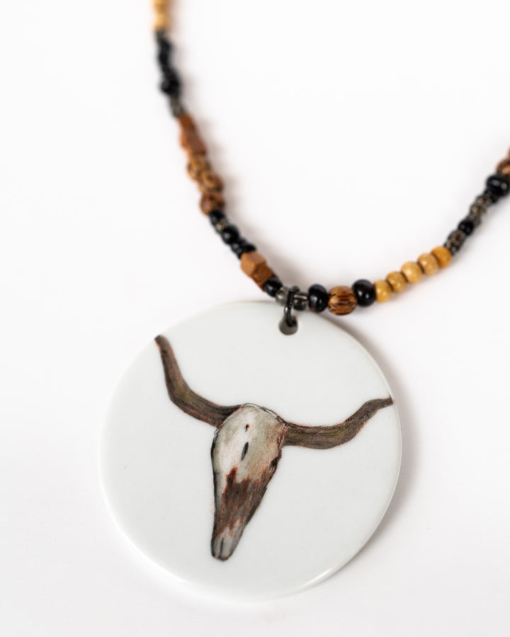 Skull Necklace, western necklace