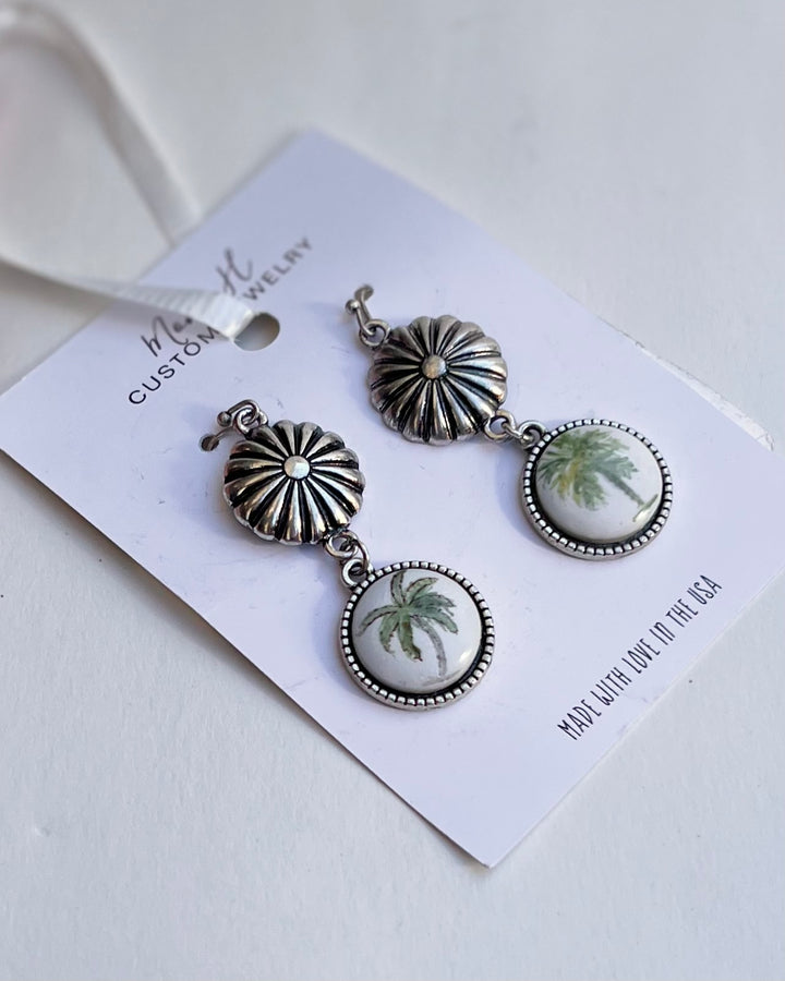 Palm Tree Earrings