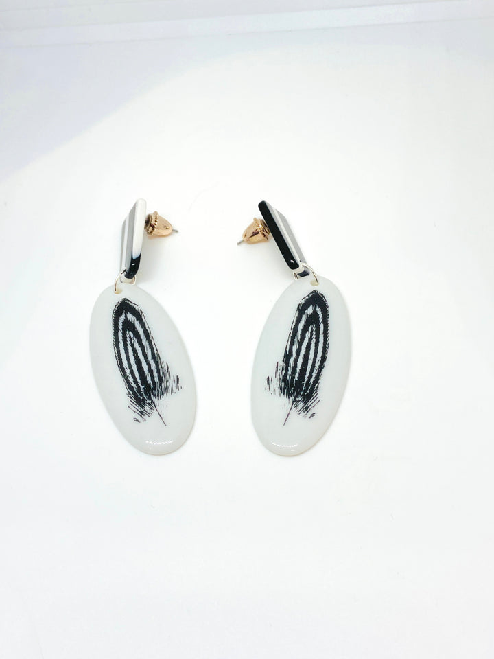 Feather Earrings A gift for her, gift for the feather lover, Feather Earrings