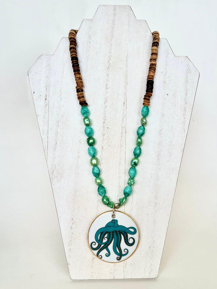 Turquoise Octopus Necklace