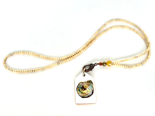A gift, gift for that oyster lover, Oyster Necklace
